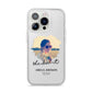 She Did It Graduation Photo with Name iPhone 14 Pro Clear Tough Case Silver