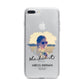 She Did It Graduation Photo with Name iPhone 7 Plus Bumper Case on Silver iPhone