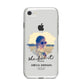 She Did It Graduation Photo with Name iPhone 8 Bumper Case on Silver iPhone