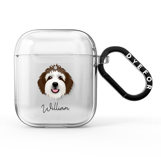 Sheepadoodle Personalised AirPods Clear Case