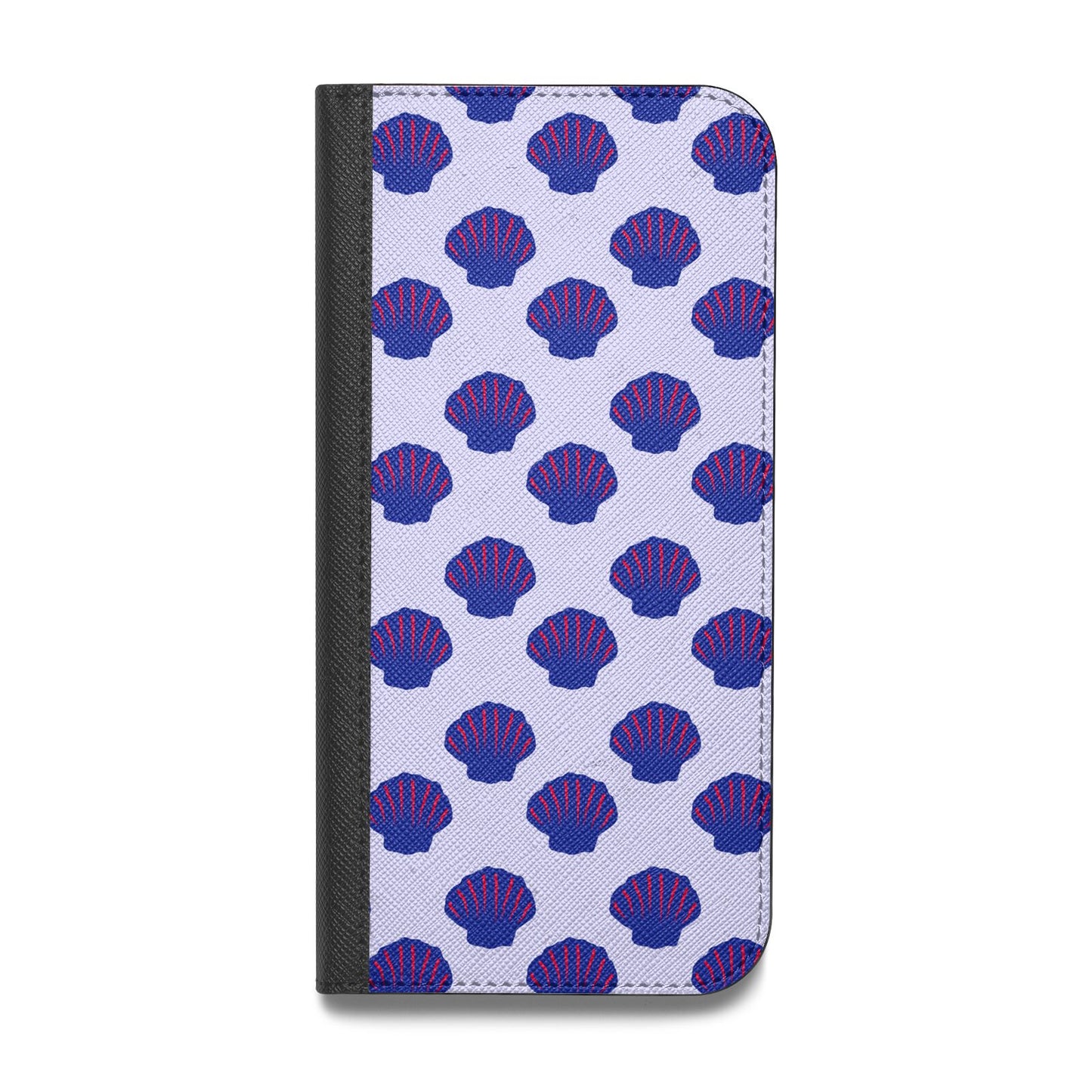 Shell Pattern Vegan Leather Flip Samsung Case