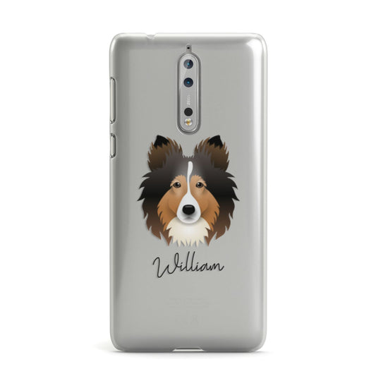 Shetland Sheepdog Personalised Nokia Case