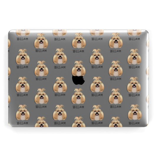 Shih Tzu Icon with Name Apple MacBook Case