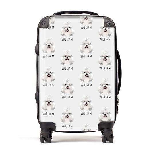 Shih Tzu Icon with Name Suitcase