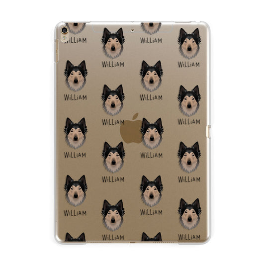 Shollie Icon with Name Apple iPad Gold Case