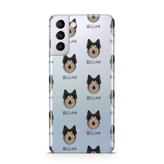Shollie Icon with Name Samsung S21 Plus Phone Case