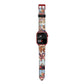 Six Photo Apple Watch Strap Size 38mm with Red Hardware