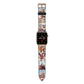 Six Photo Apple Watch Strap with Gold Hardware