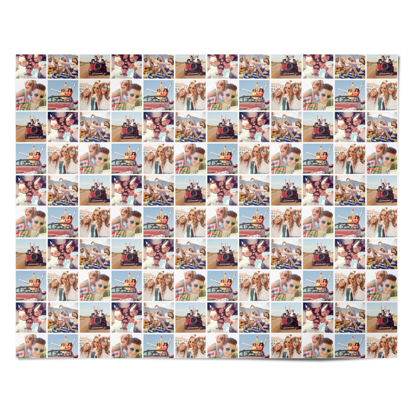 Six Photo Personalised Wrapping Paper Alternative