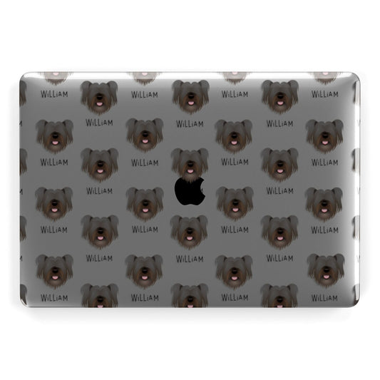 Skye Terrier Icon with Name Apple MacBook Case