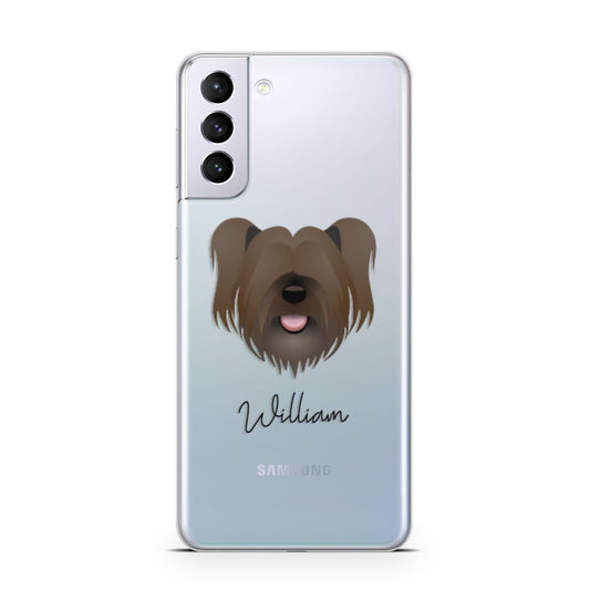 Skye Terrier Personalised Samsung S21 Plus Phone Case
