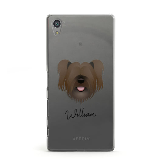 Skye Terrier Personalised Sony Xperia Case