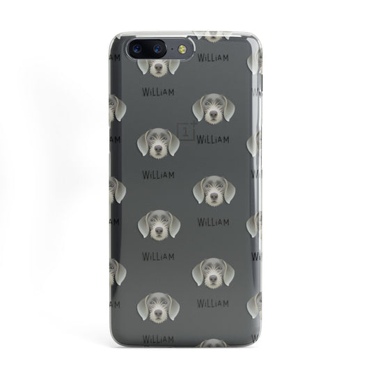 Slovakian Rough Haired Pointer Icon with Name OnePlus Case