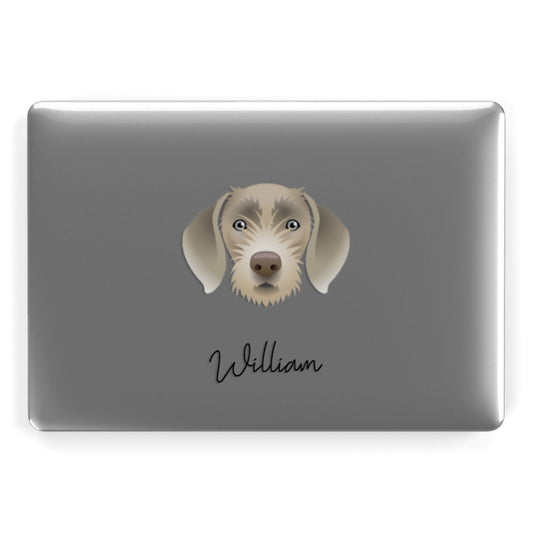 Slovakian Rough Haired Pointer Personalised Apple MacBook Case