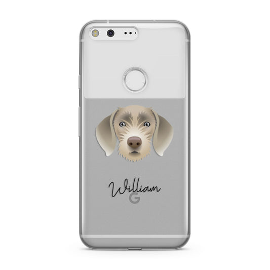Slovakian Rough Haired Pointer Personalised Google Pixel Case