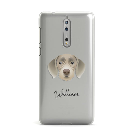 Slovakian Rough Haired Pointer Personalised Nokia Case