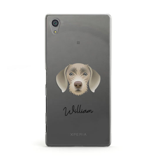Slovakian Rough Haired Pointer Personalised Sony Xperia Case