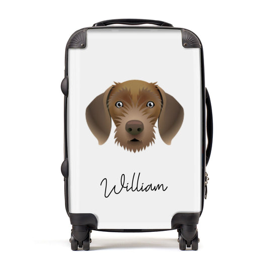Slovakian Rough Haired Pointer Personalised Suitcase