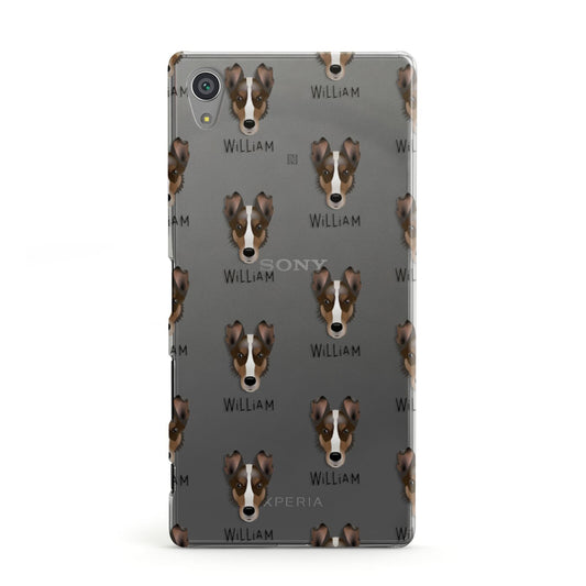 Smooth Collie Icon with Name Sony Xperia Case