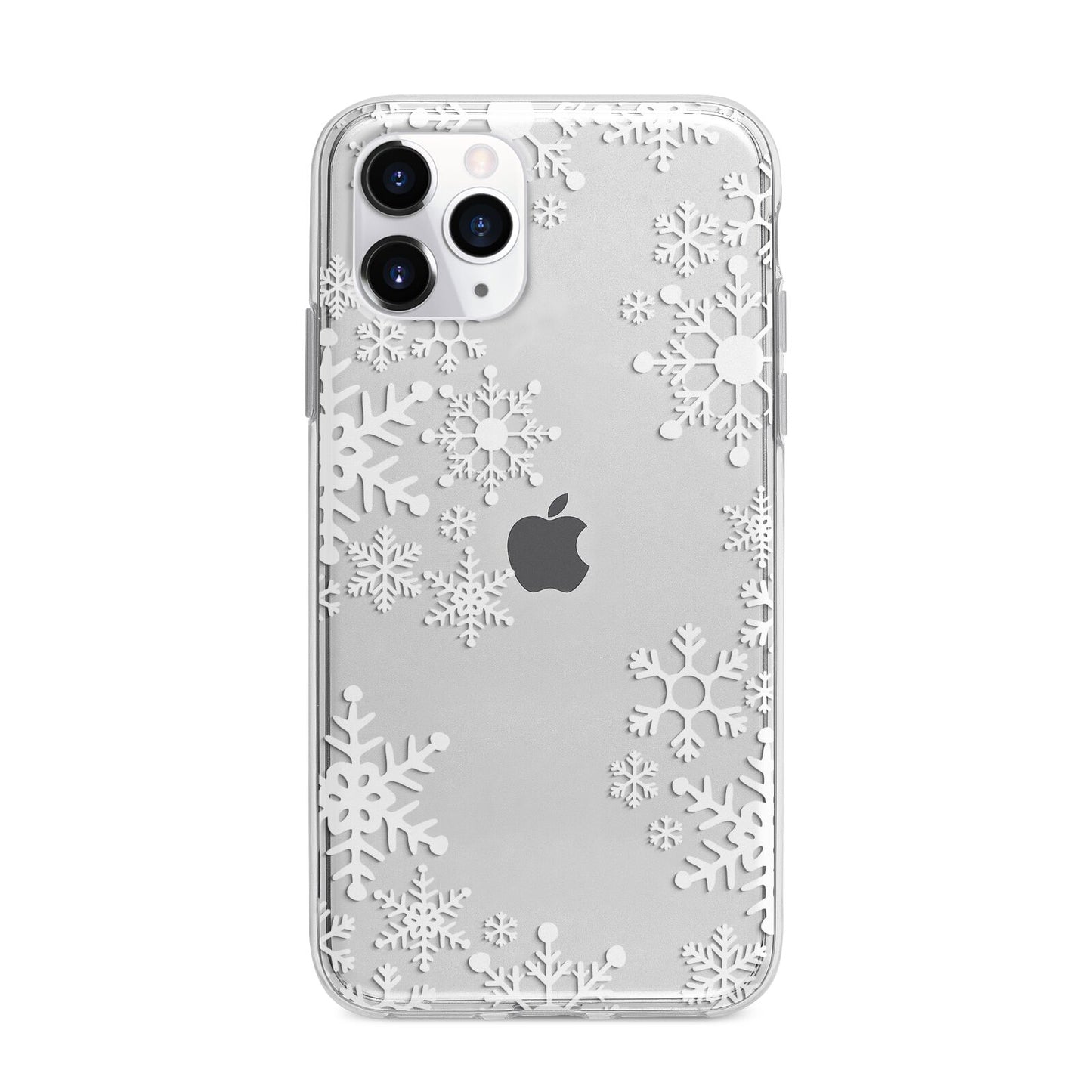 Snowflake Apple iPhone 11 Pro in Silver with Bumper Case