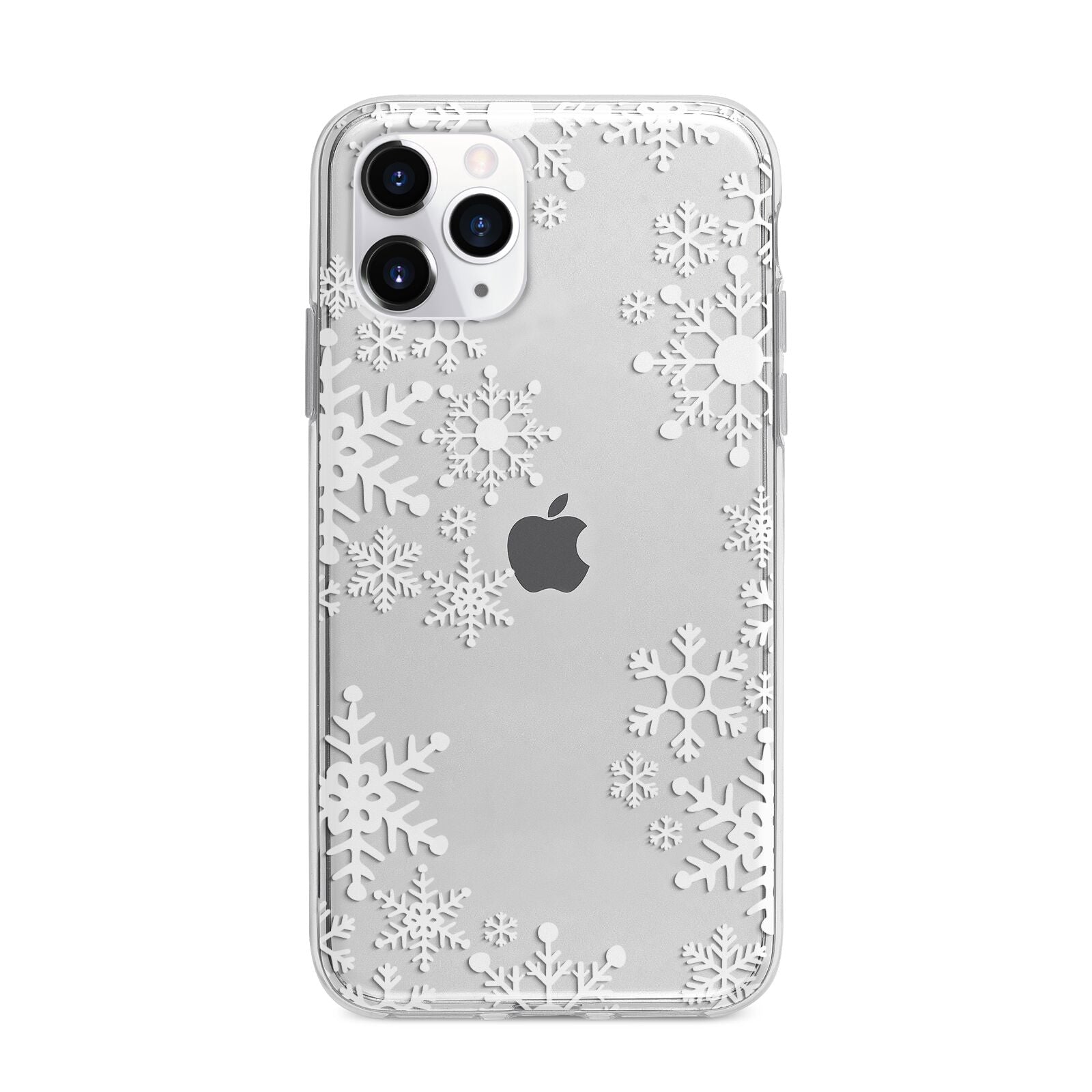 Snowflake Apple iPhone 11 Pro in Silver with Bumper Case