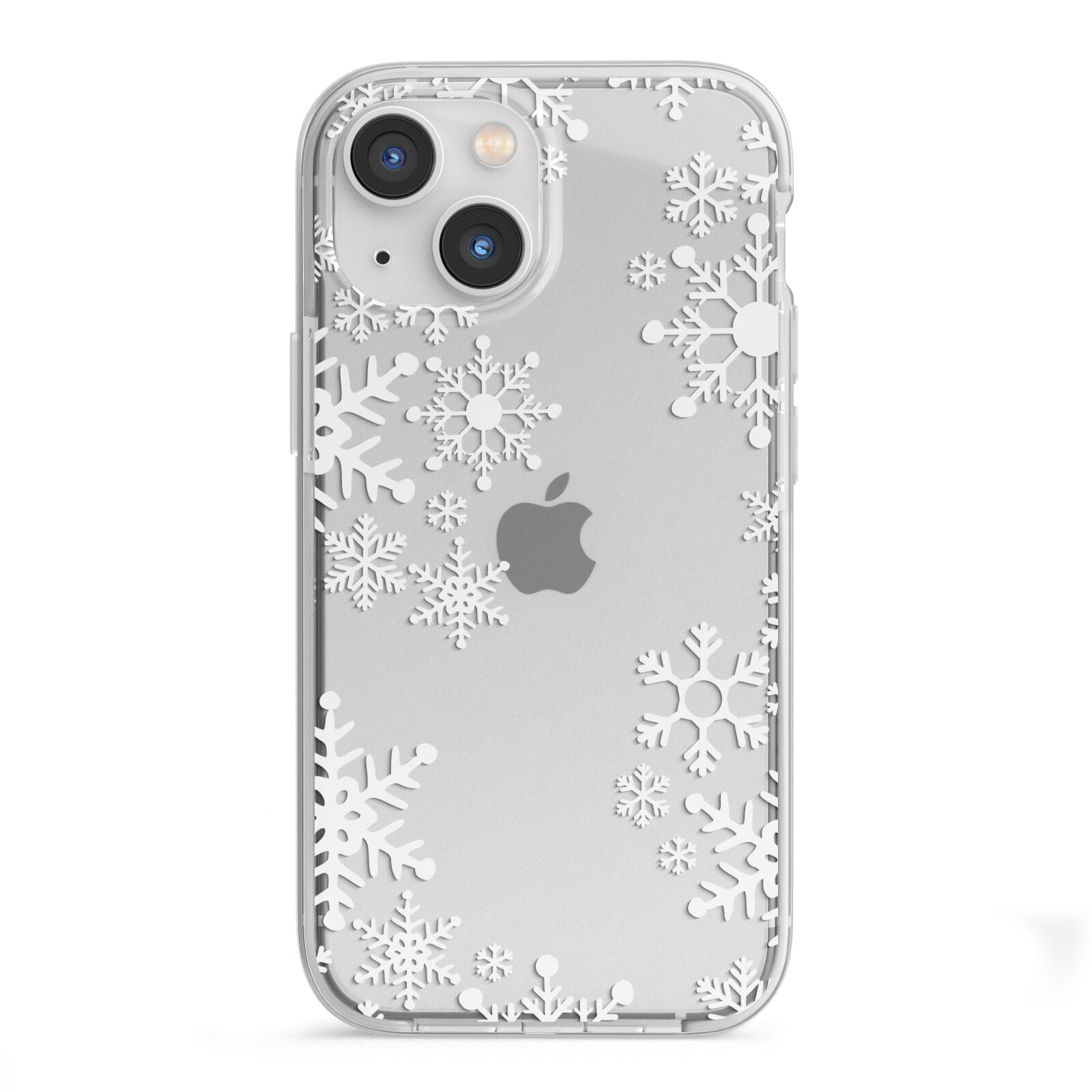 Snowflake iPhone 13 Mini TPU Impact Case with White Edges