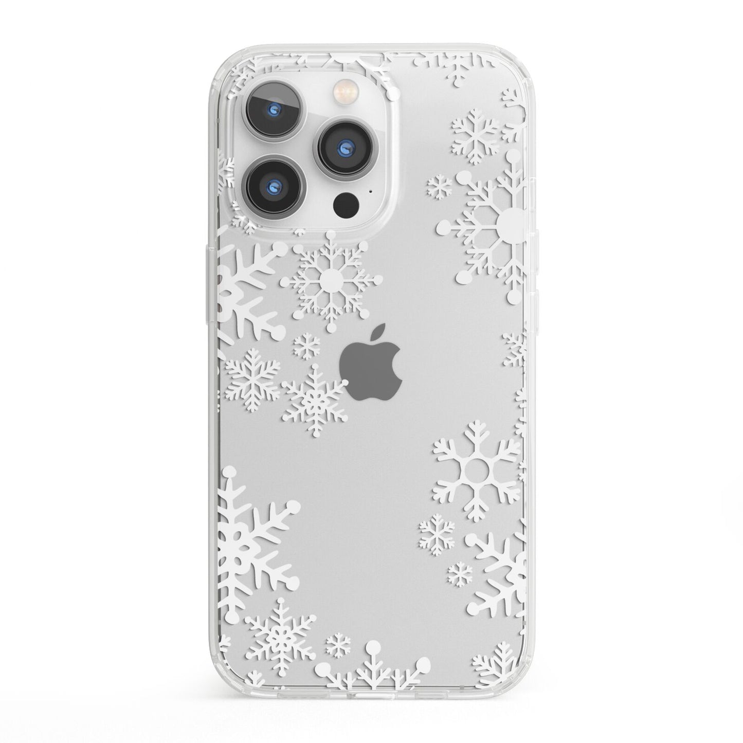 Snowflake iPhone 13 Pro Clear Bumper Case