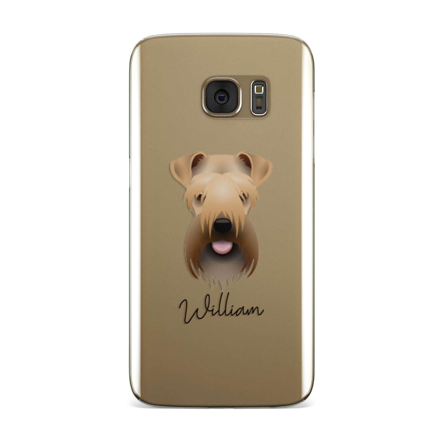 Soft Coated Wheaten Terrier Personalised Samsung Galaxy Case