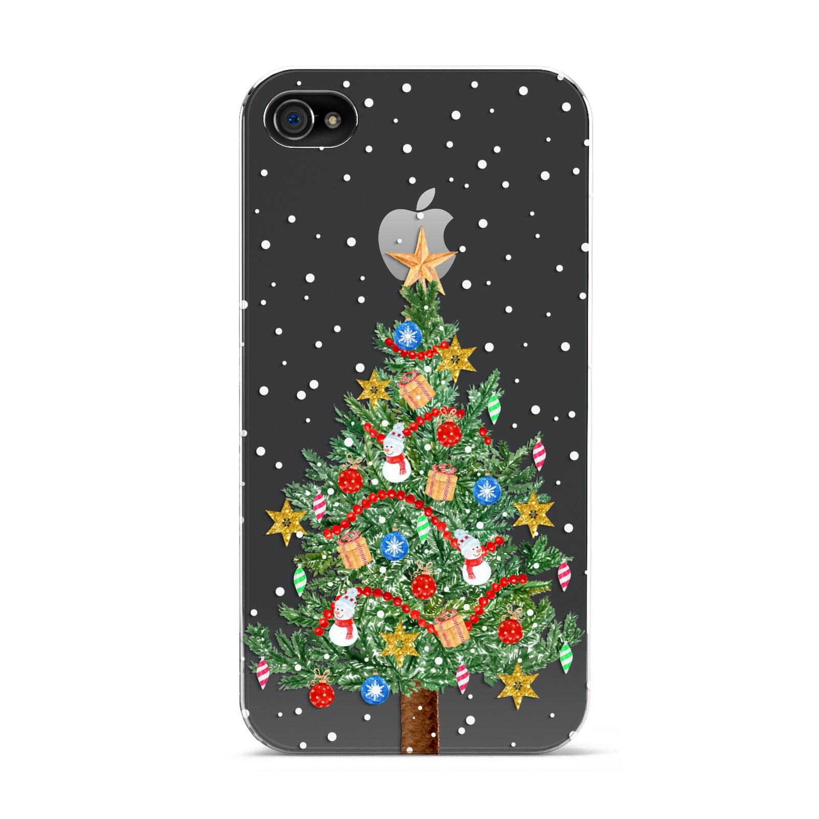 Sparkling Christmas Tree Apple iPhone 4s Case