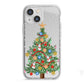 Sparkling Christmas Tree iPhone 13 Mini TPU Impact Case with White Edges