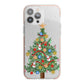 Sparkling Christmas Tree iPhone 13 Pro Max TPU Impact Case with Pink Edges