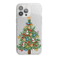 Sparkling Christmas Tree iPhone 13 Pro Max TPU Impact Case with White Edges