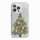 Sparkling Christmas Tree iPhone 13 Pro TPU Impact Case with White Edges