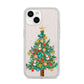 Sparkling Christmas Tree iPhone 14 Clear Tough Case Starlight
