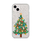 Sparkling Christmas Tree iPhone 14 Plus Glitter Tough Case Starlight