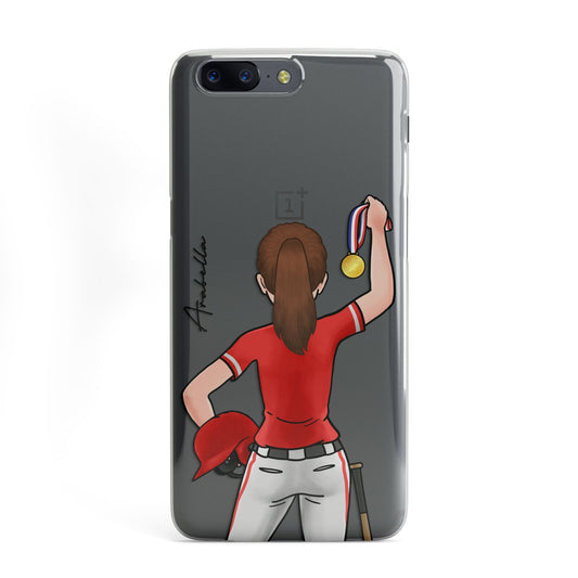 Sports Girl Personalised OnePlus Case
