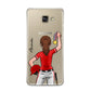 Sports Girl Personalised Samsung Galaxy A3 2016 Case on gold phone