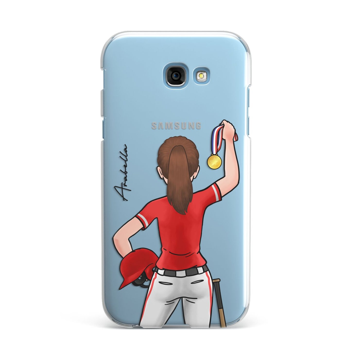 Sports Girl Personalised Samsung Galaxy A7 2017 Case