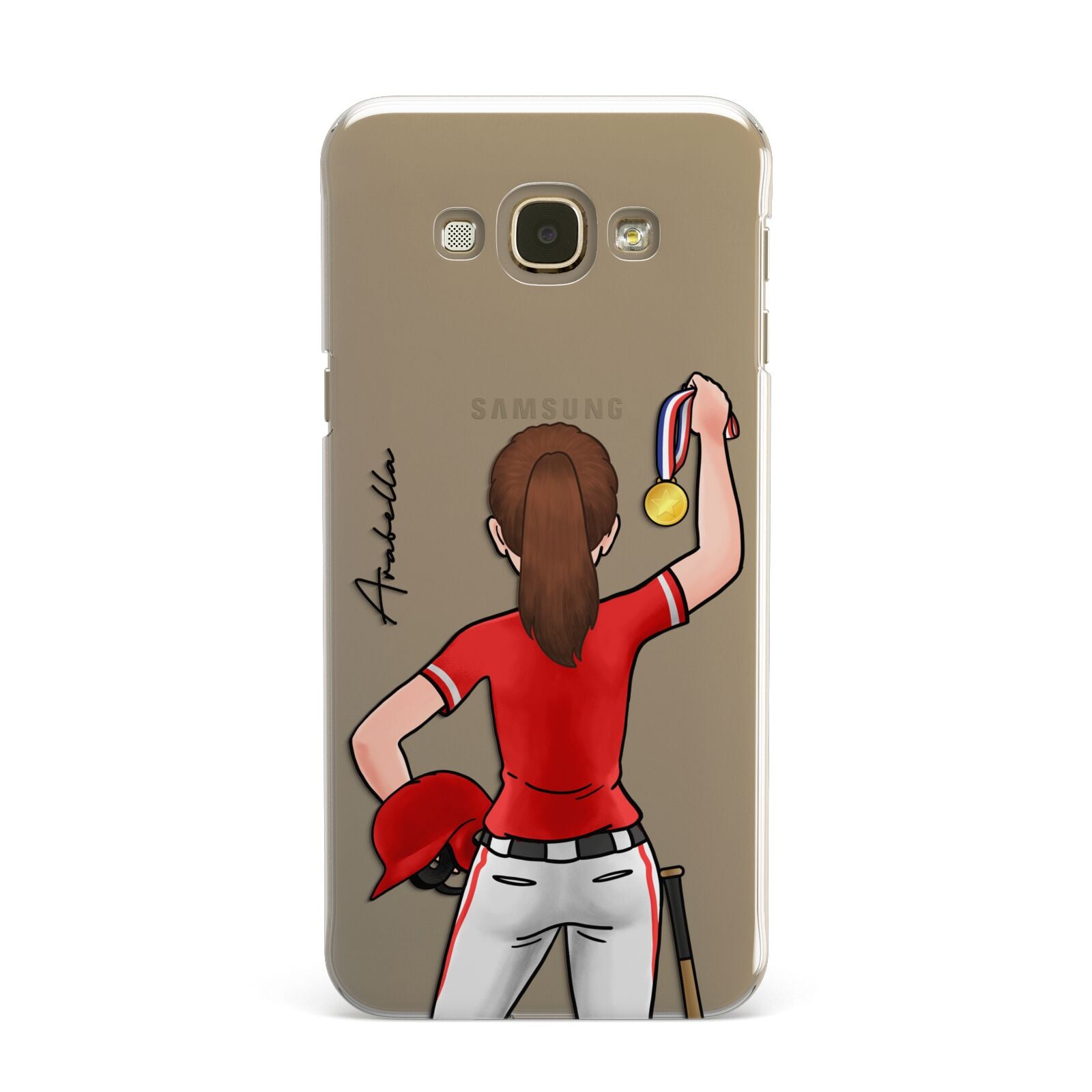 Sports Girl Personalised Samsung Galaxy A8 Case