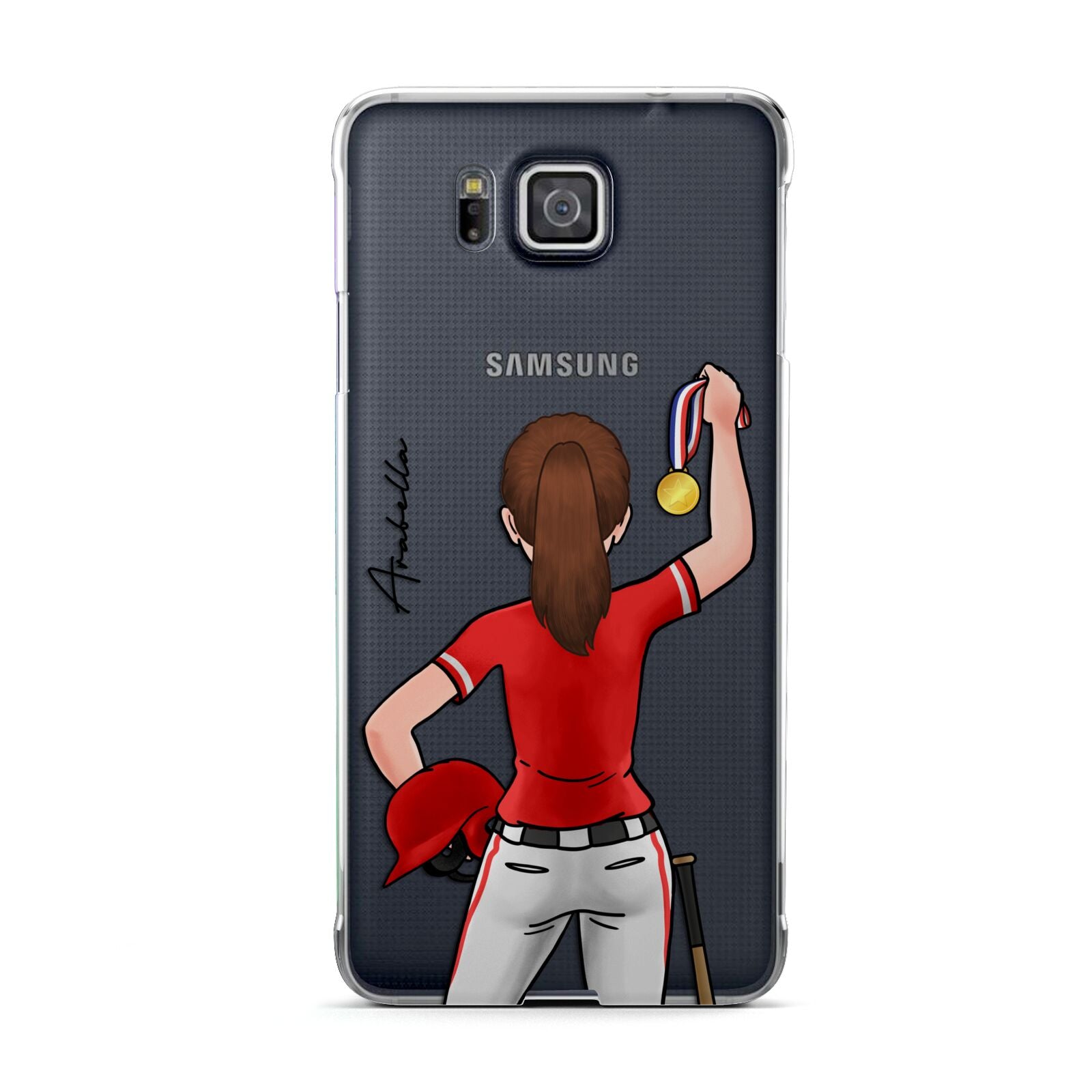 Sports Girl Personalised Samsung Galaxy Alpha Case