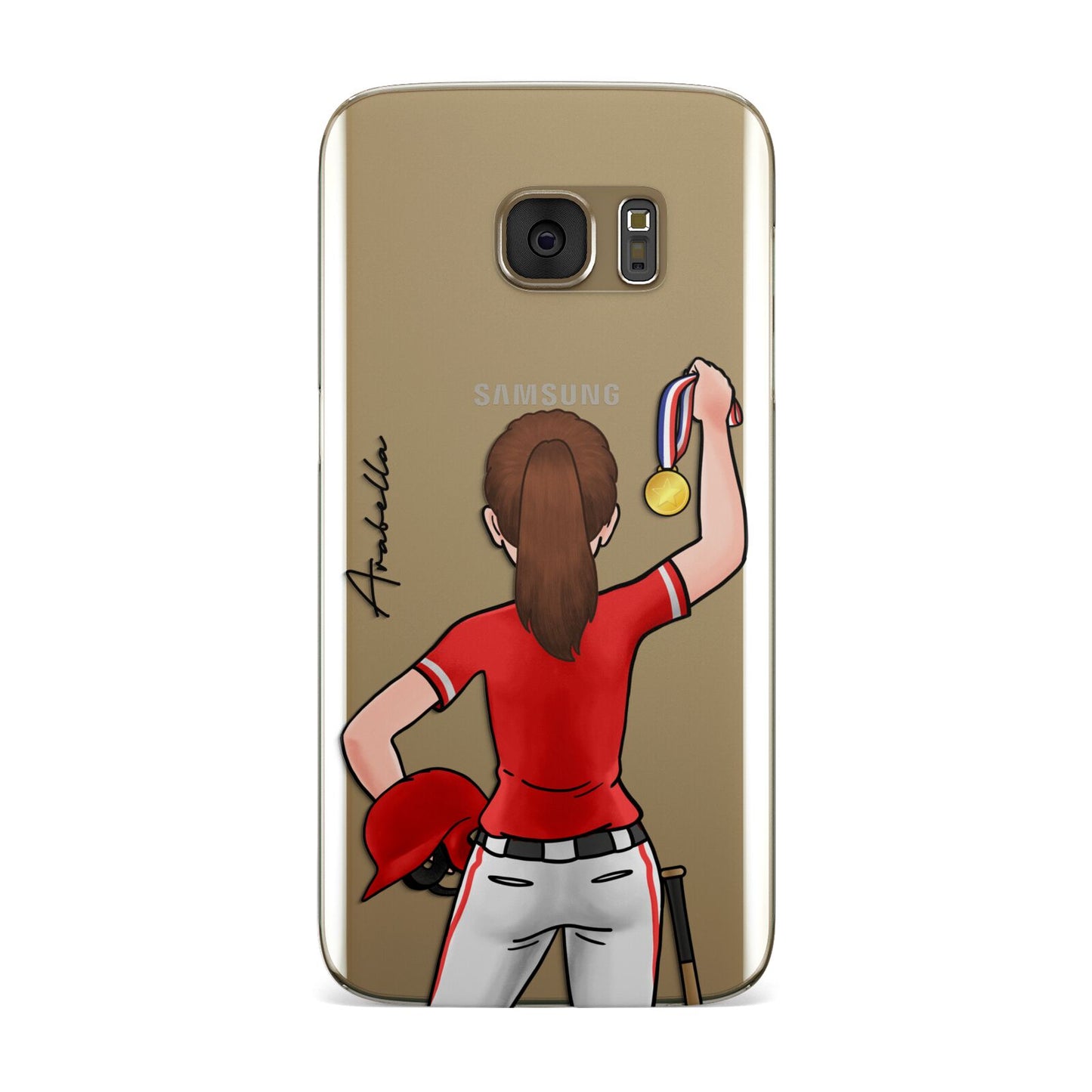 Sports Girl Personalised Samsung Galaxy Case