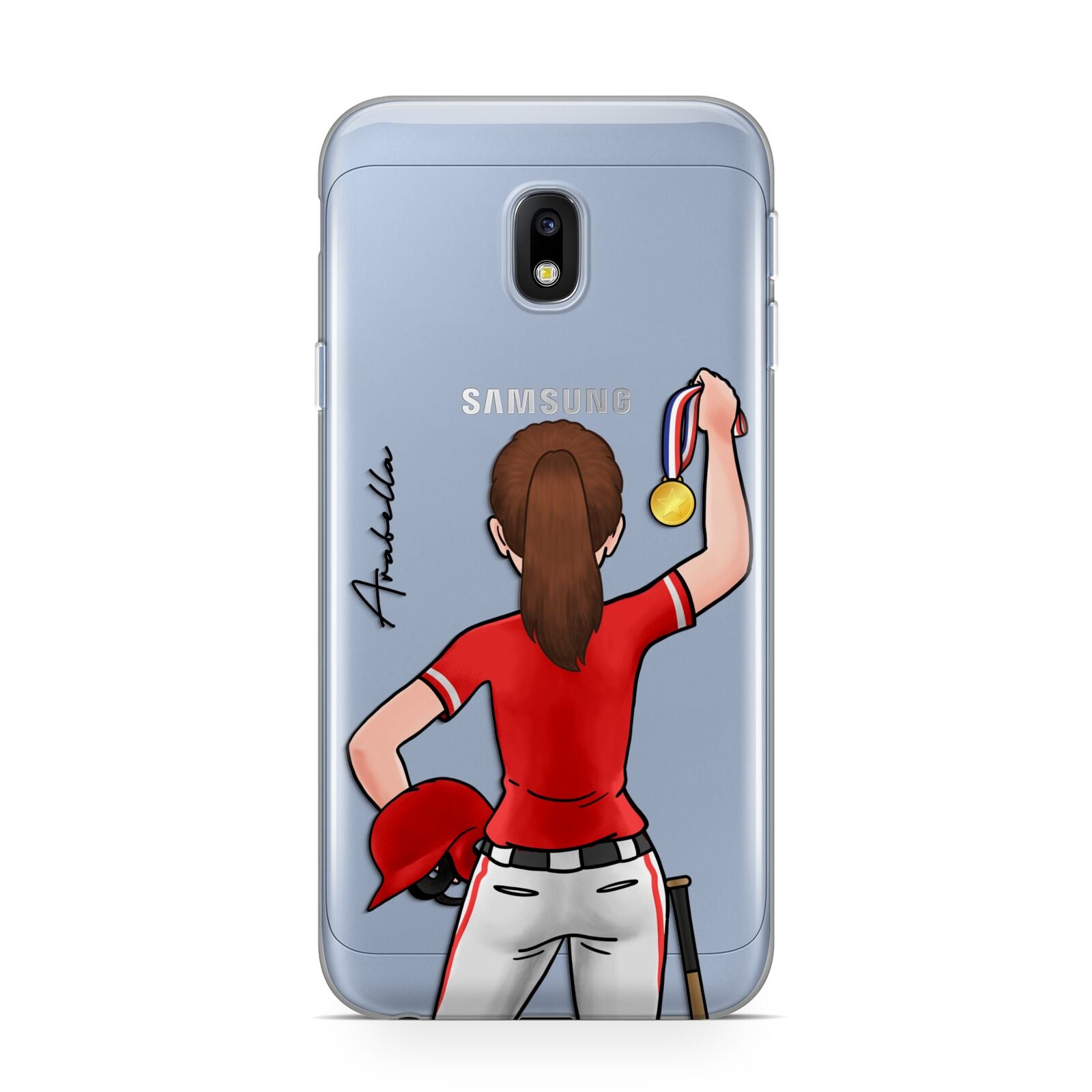 Sports Girl Personalised Samsung Galaxy J3 2017 Case
