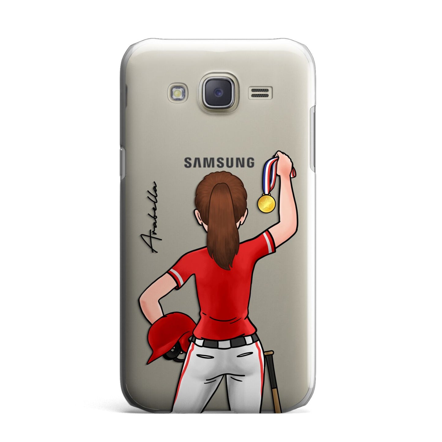 Sports Girl Personalised Samsung Galaxy J7 Case