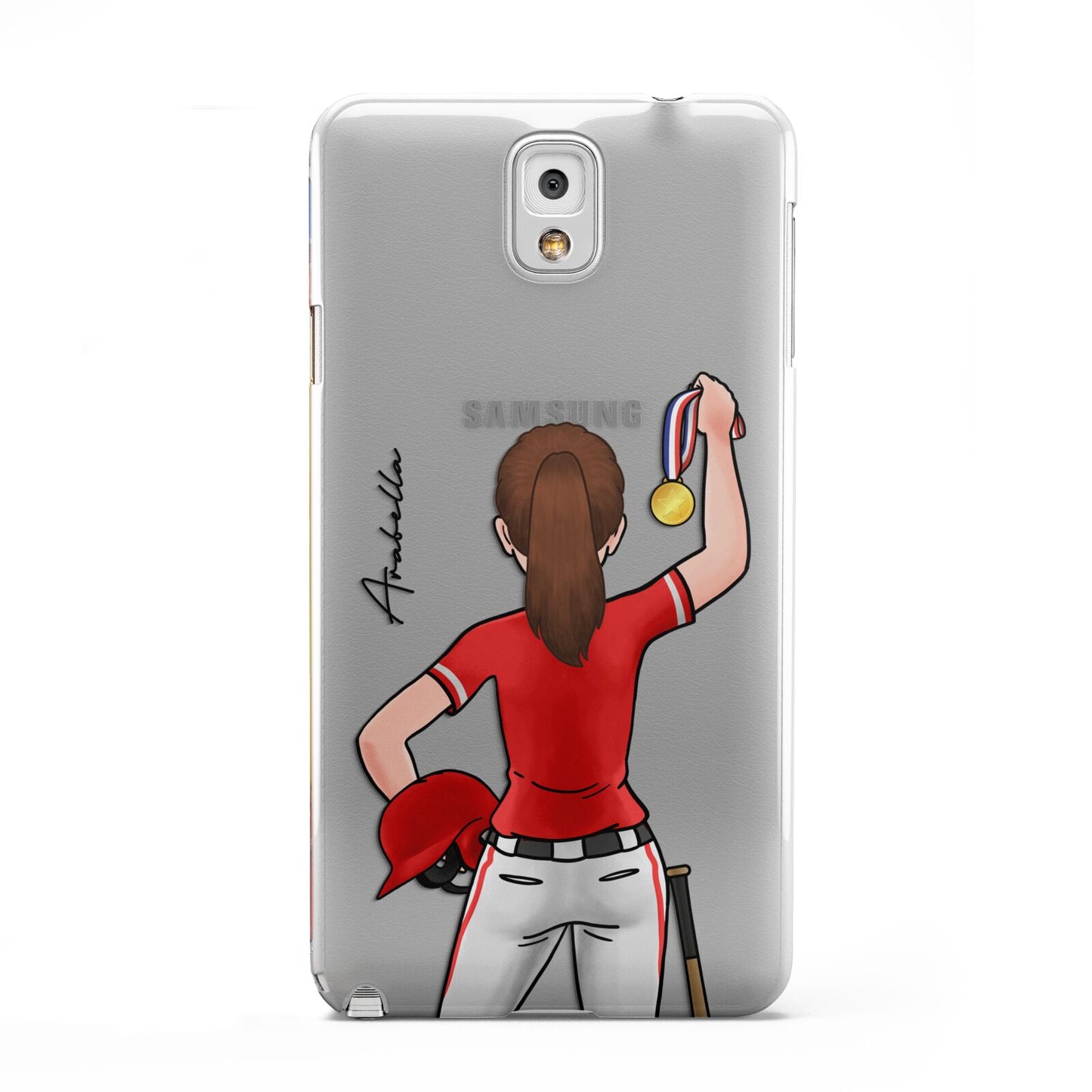 Sports Girl Personalised Samsung Galaxy Note 3 Case