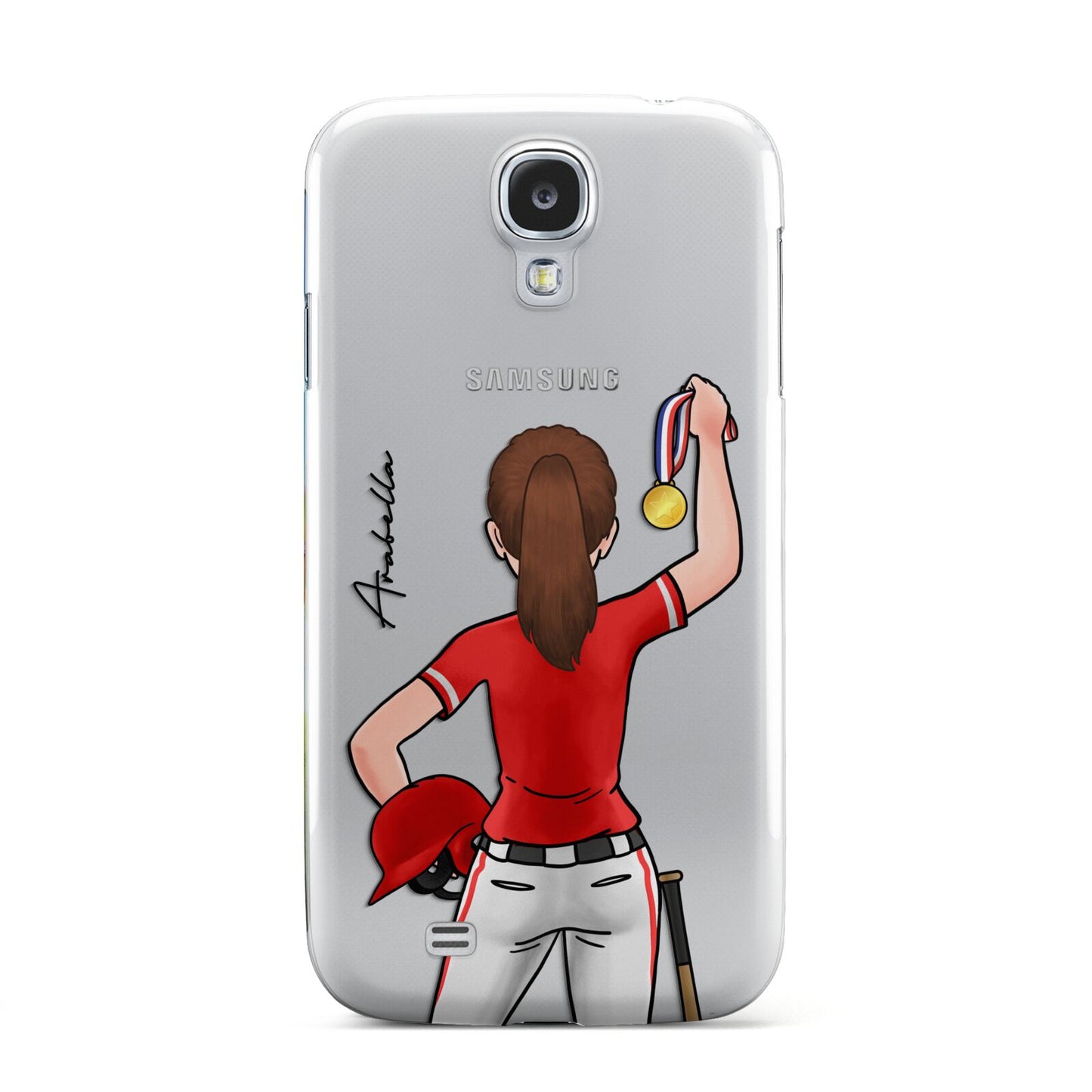 Sports Girl Personalised Samsung Galaxy S4 Case
