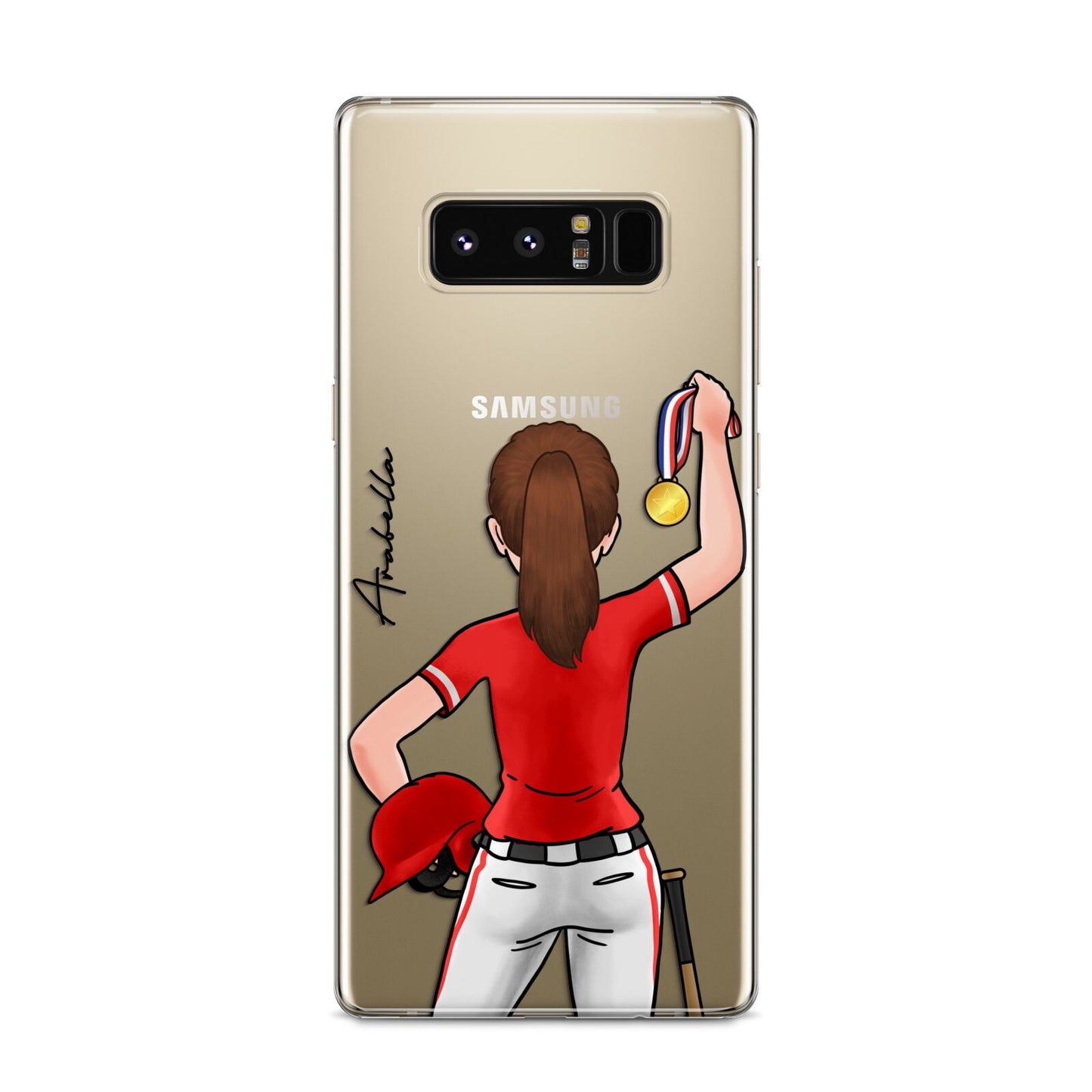 Sports Girl Personalised Samsung Galaxy S8 Case