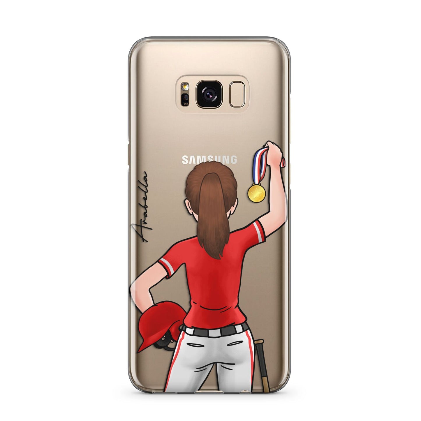 Sports Girl Personalised Samsung Galaxy S8 Plus Case