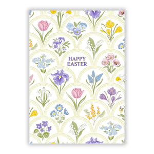 Spring Floral Pattern Greetings Card