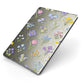Spring Floral Pattern Apple iPad Case on Grey iPad Side View
