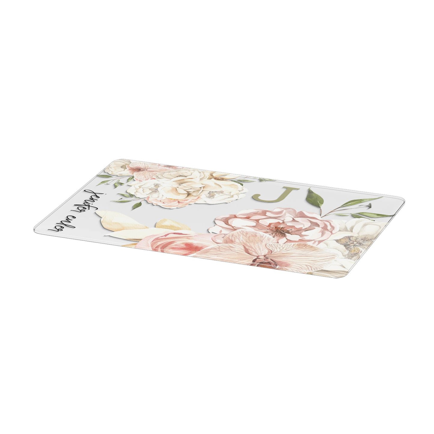 Spring Flowers Personalised Name Apple MacBook Case Only